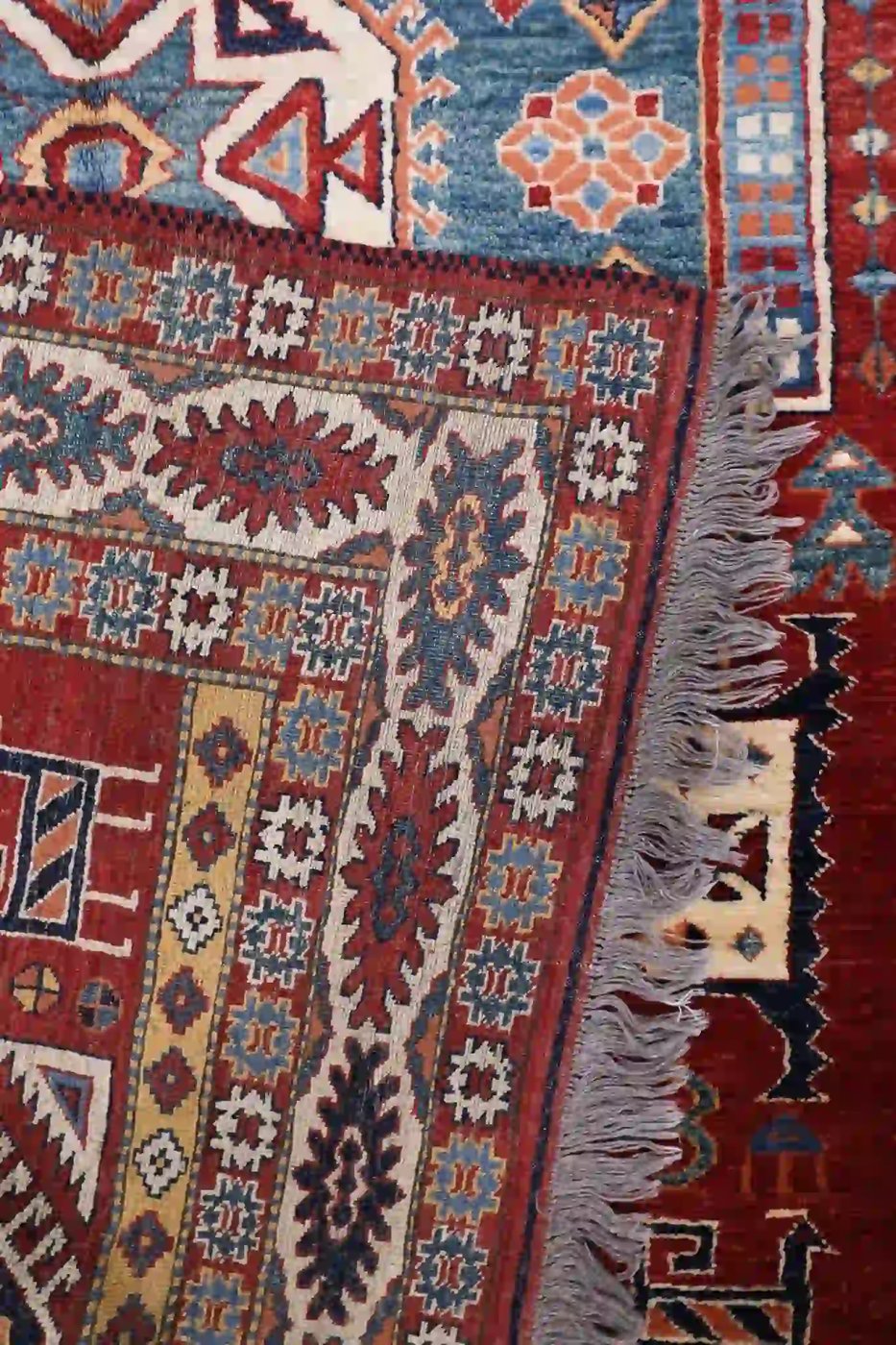 6′ x 8′ Red Fine Hand-Knotted Pakistan Kazak Rug – Traditional Wool