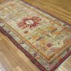 5′ x 9′ Caucasian Ivory Kazak Rug – Hand-Knotted Wool