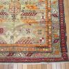 5′ x 9′ Caucasian Ivory Kazak Rug – Hand-Knotted Wool