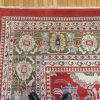14′ x 20′ Terracotta and Sage Green Hand-Knotted Vintage Egyptian Sultanabad Design Rug – Grand Scale Wool