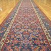 4′ x 16′ Persian Navy Runner Malayer Rug – Traditional Hand-Knotted Wool