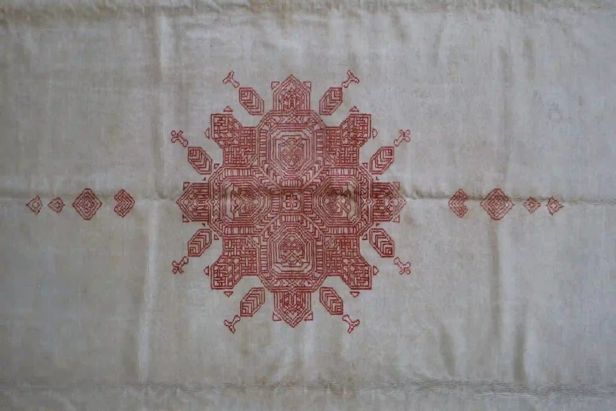 13′ x 17′ Ivory Fine Hand-Knotted Antique Turkish Oushak – Traditional Wool