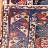 3′ x 9′ Midnight Black and Jewel-Toned Hand-Knotted Antique Caucasian Seychur Shirvan Runner – Collector’s Wool