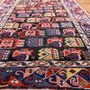 3′ x 9′ Midnight Black and Jewel-Toned Hand-Knotted Antique Caucasian Seychur Shirvan Runner – Collector’s Wool