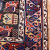 3′ x 9′ Midnight Black and Jewel-Toned Hand-Knotted Antique Caucasian Seychur Shirvan Runner – Collector’s Wool