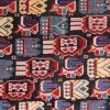 3′ x 9′ Midnight Black and Jewel-Toned Hand-Knotted Antique Caucasian Seychur Shirvan Runner – Collector’s Wool