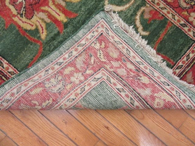 3′ x 14′ Egypt Mahal Design Green Tree of Life Runner Rug – Traditional Hand-Knotted Wool