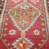 4′ x 9′ Antique Caucasian Red Tribal Rug – Hand-Knotted Wool - 2 4′ x 9′ Antique Caucasian Red Tribal Rug – Hand-Knotted Wool