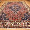 13′ x 17′ Red Fine Hand-Knotted Antique Persian Bakhtiari Rug – Traditional Wool