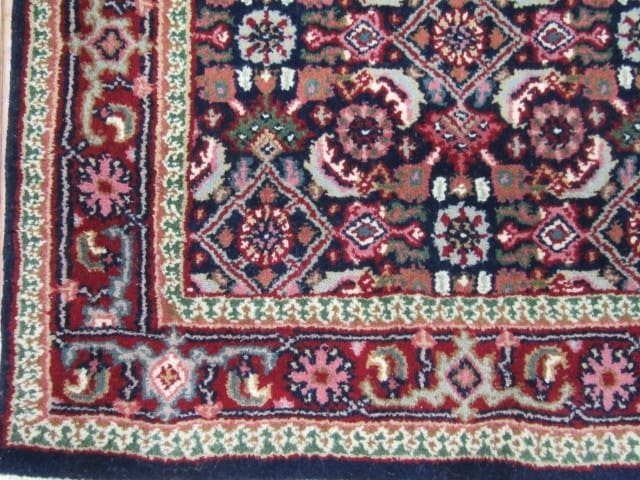 2′ x 19′ India Herati Design Charcoal Traditional Runner Rug – Hand-Knotted Wool