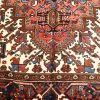 6′ x 8′ Rust Fine Hand-Knotted Persian Heriz Rug – Traditional Wool