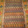 4′ x 8′ Antique Caucasian Kazak Rust Traditional Runner Rug – Hand-Knotted Wool