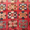 5′ x 9′ Semi Antique Caucasian Rug – Red – Hand Knotted Wool