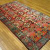 5′ x 9′ Semi Antique Caucasian Rug – Red – Hand Knotted Wool