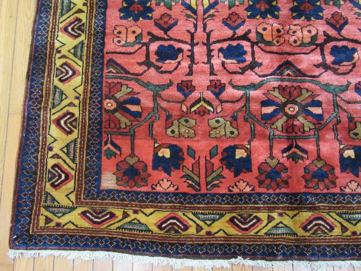 6′ x 18′ Persian Malayer(Ingelas) ventage Rug – Red – Hand Knotted Wool