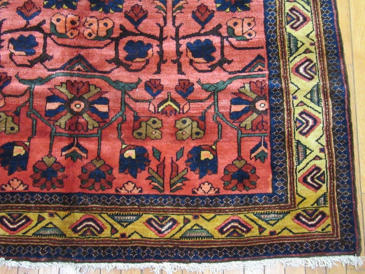 6′ x 18′ Persian Malayer(Ingelas) ventage Rug – Red – Hand Knotted Wool