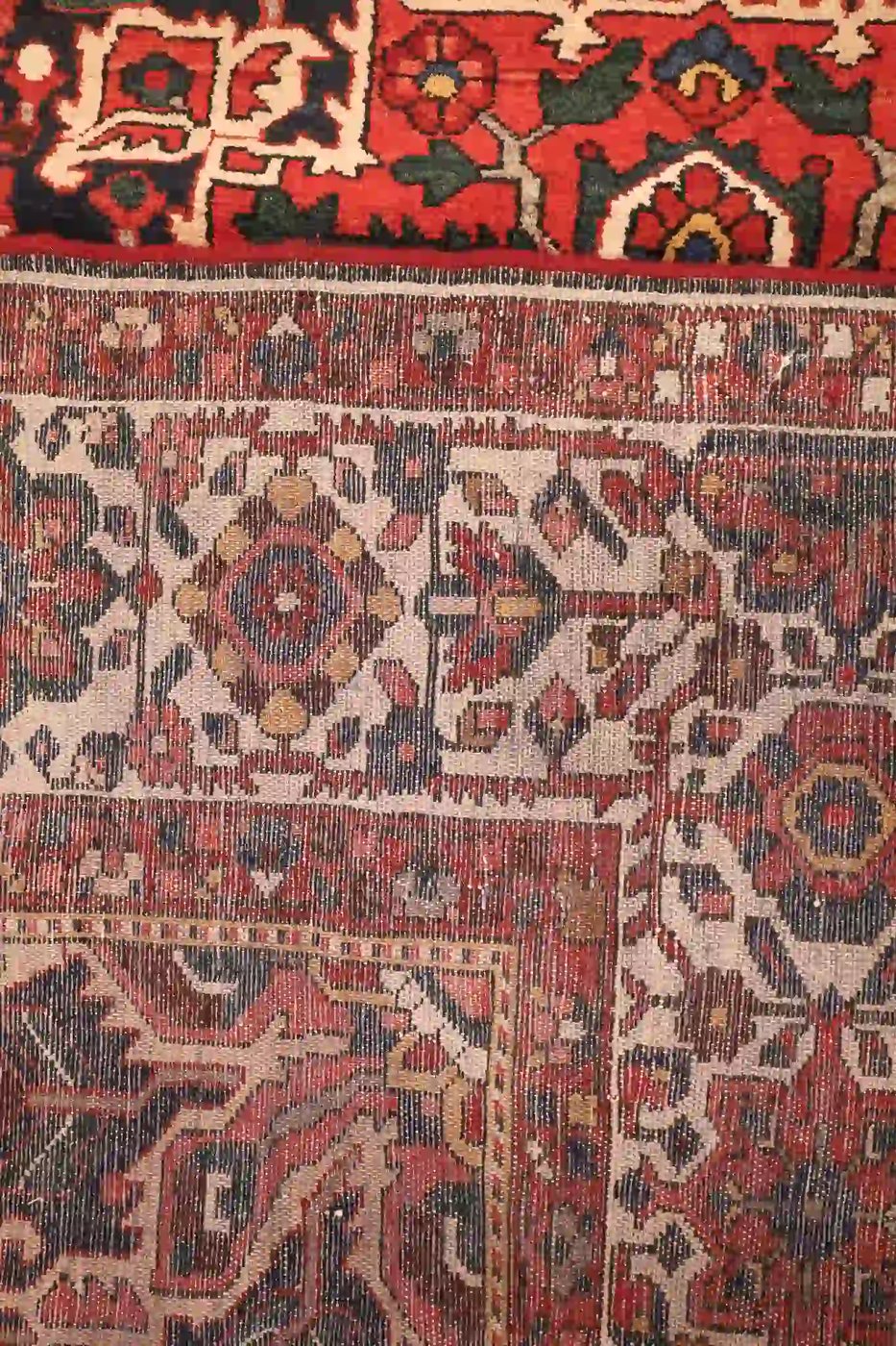 11′ x 12′ Red Fine Hand-Knotted Persian Bakhtiari Rug – Traditional Wool - 8 11′ x 12′ Red Fine Hand-Knotted Persian Bakhtiari Rug – Traditional Wool