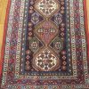 3′ x 18′ Antique Persian Heriz Runner Rug – Navy Blue – Hand Knotted Wool