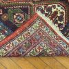 3′ x 18′ Antique Persian Heriz Runner Rug – Navy Blue – Hand Knotted Wool