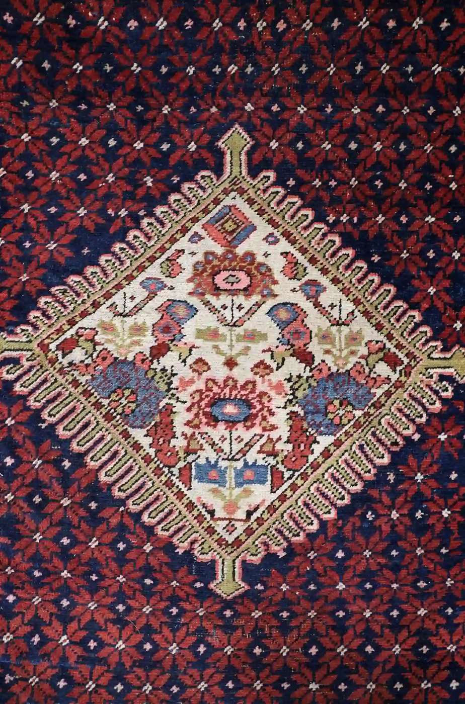 4′ x 17′ Red Fine Hand-Knotted Persian Malayer Runner – Traditional Wool