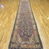 3′ x 17′ Antique Persian Malayer Runner Rug – Navy – Hand Knotted Wool