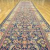 3′ x 17′ Antique Persian Malayer Runner Rug – Navy – Hand Knotted Wool