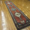 3′ x 16′ Antique Tribal Persian  Heriz (Hashtroud) Runner Rug – Rust – Hand Knotted Wool