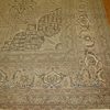 11′ x 15′ Antique Persian Tabriz Rug Beige Hand Knotted Wool