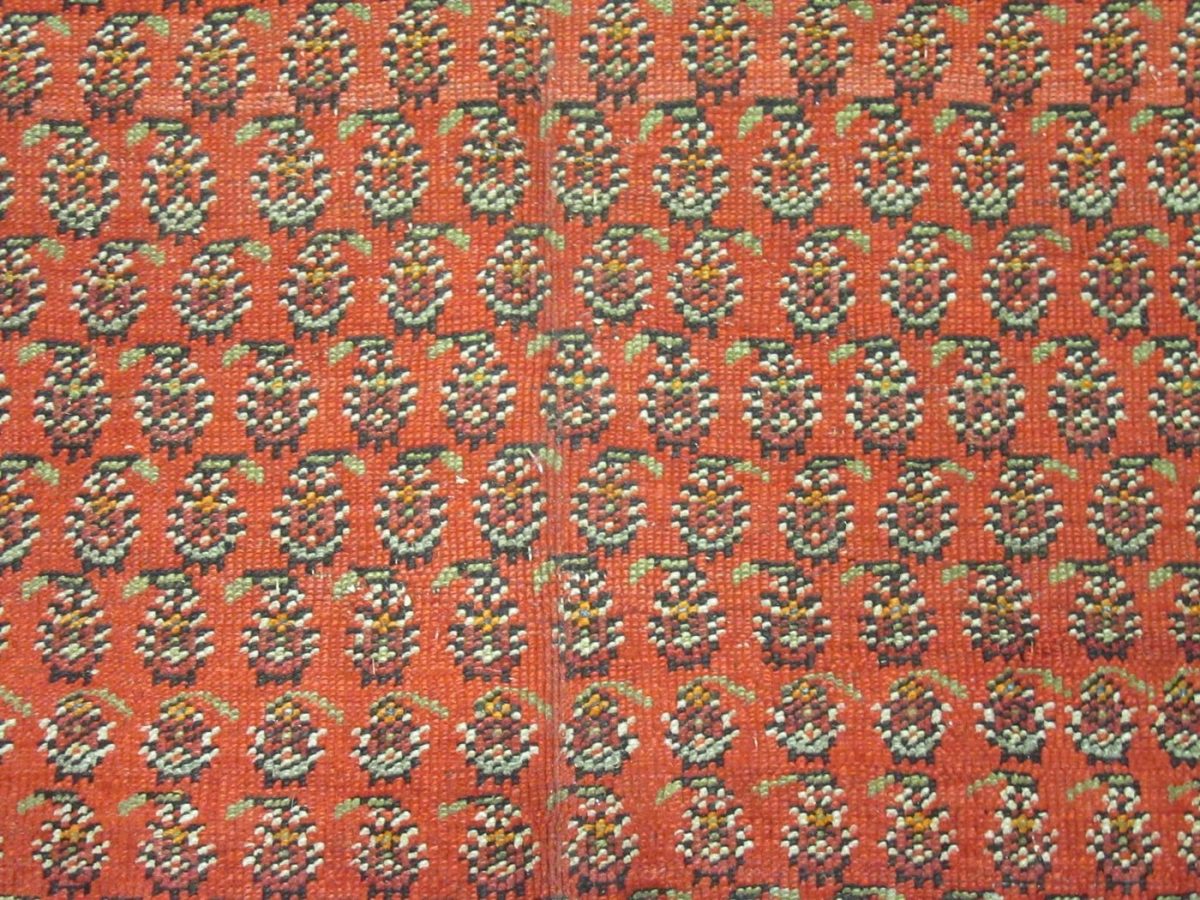 5′ x 9′ Antique Persian Malayer Rug Red Hand Knotted Wool