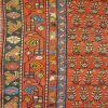 5′ x 9′ Antique Persian Malayer Rug Red Hand Knotted Wool