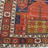 3′ x 11′ Antique Persian Karajeh Rug Red Blue Hand Knotted Wool