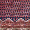 7′ x 17′ Red Fine Hand-Knotted Antique Persian Malayer Runner – Traditional Wool