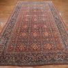 9′ x 13′ Red Fine Hand-Knotted Persian Sultanabad Mahal Rug – Traditional Wool