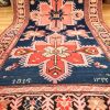 4′ x 15′ Red Fine Hand-Knotted Antique Caucasian Karabagh Runner – Traditional Wool - 1 4′ x 15′ Red Fine Hand-Knotted Antique Caucasian Karabagh Runner – Traditional Wool