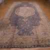 12′ x 19′ Purple Fine Hand-Knotted Turkish Oushak Rug – Traditional Wool