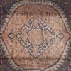 12′ x 19′ Purple Fine Hand-Knotted Turkish Oushak Rug – Traditional Wool