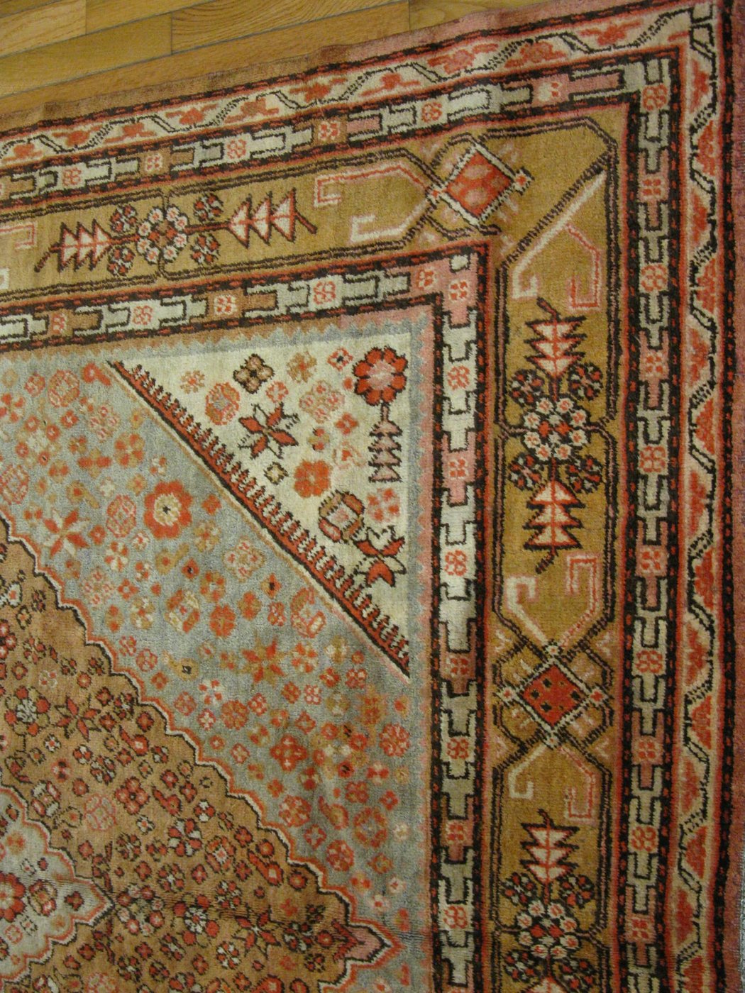 7′ x 13′ Antique Khotan Rug Hand Knotted Wool