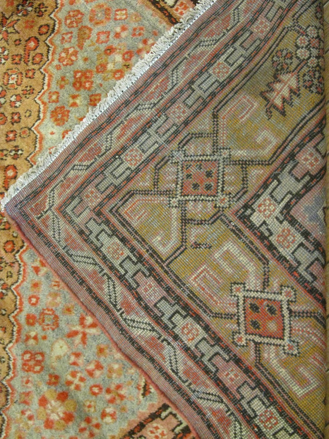 7′ x 13′ Antique Khotan Rug Hand Knotted Wool