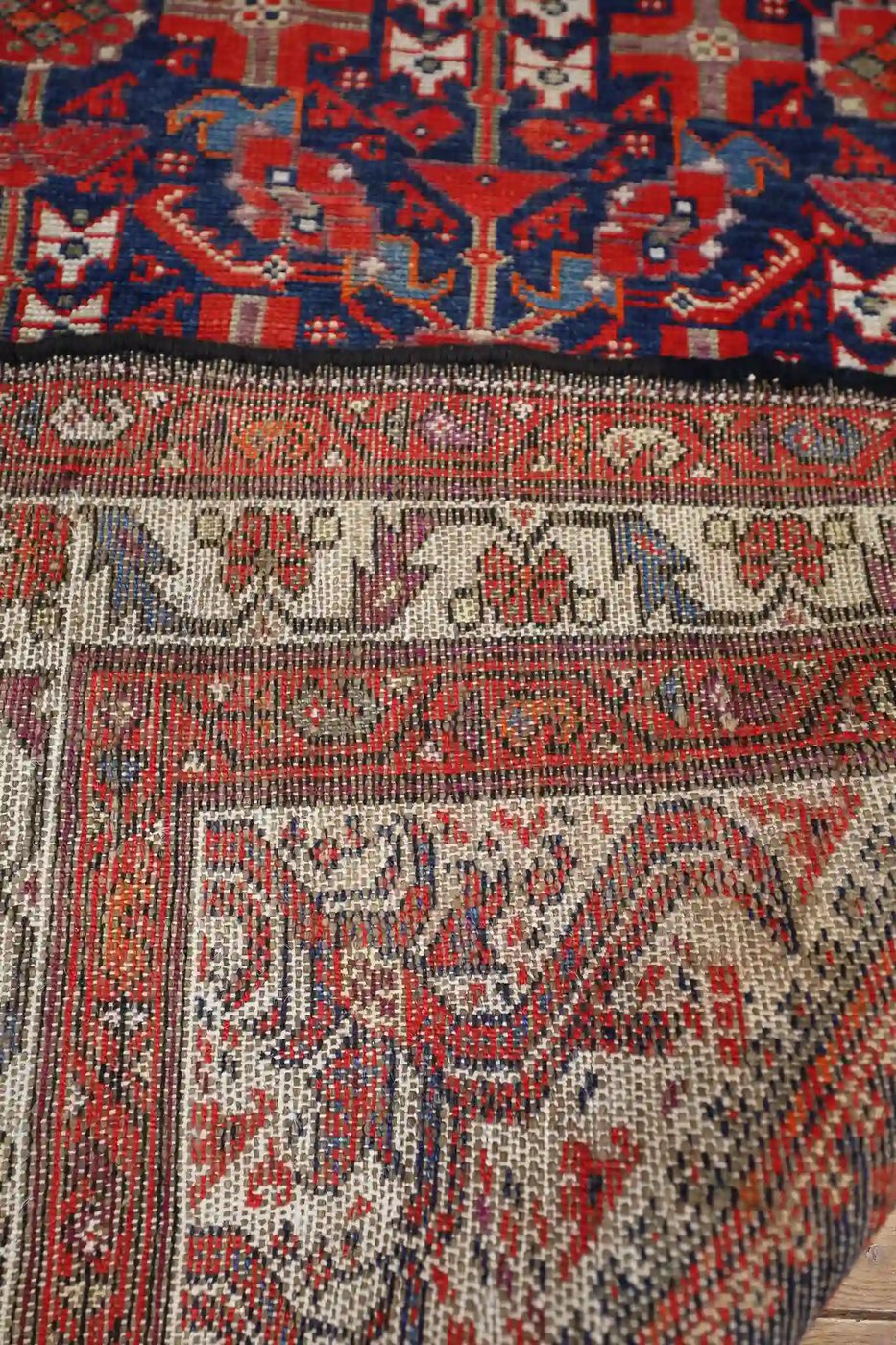 3′ x 20′ Red Fine Hand-Knotted Semi-Antique Persian Malayer Runner – Traditional Wool