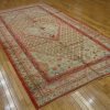 6′ x 11′ Antique Khotan Gallery Rug Soft Blue Hand Knotted Wool