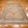 6′ x 12′ Gray Fine Hand-Knotted Central Asian Khotan Rug – Vintage Tribal Wool