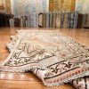 6′ x 12′ Gray Fine Hand-Knotted Central Asian Khotan Rug – Vintage Tribal Wool