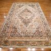 7′ x 12′ Gray Fine Hand-Knotted Central Asian Khotan Rug – Vintage Tribal Wool