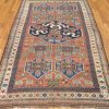 5′ x 8′ Antique Caucasian Kazak Rust Geometric Rug – Traditional Wool