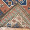 5′ x 8′ Antique Caucasian Kazak Rust Geometric Rug – Traditional Wool