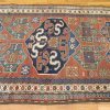 5′ x 8′ Antique Caucasian Kazak Rust Geometric Rug – Traditional Wool