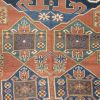 5′ x 8′ Antique Caucasian Kazak Rust Geometric Rug – Traditional Wool