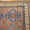 5′ x 8′ Antique Caucasian Kazak Rust Geometric Rug – Traditional Wool