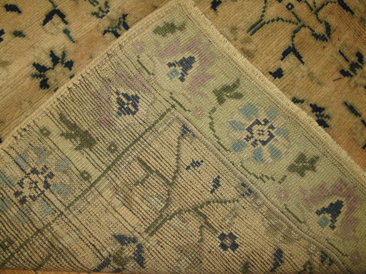6′ x 12′ Turkish Beige All-Over Rug – Transitional Wool