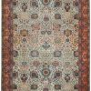 14′ x 20′ Ivory Fine Hand-Knotted Antique Indian Agra Rug – Traditional Wool